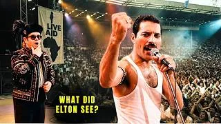 Thumbnail: Elton John Thought He Knew What to Expect at Live Aid    Then Freddie Mercury Shocked Him