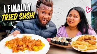 Thumbnail: SUSHI CHANGED MY MIND!🤯I Finally Tried Sushi At Jake's Junior!☺️