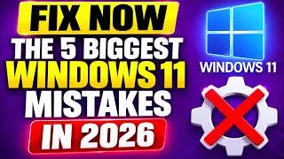 Thumbnail: 5 Windows 11 Settings You Must Change Right Now in 2026