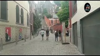 Thumbnail: LIEGE- Luik -The Straircase of" Bueren Mountain "MONTAGNE-Walking Tour-4k-  Belgique België Belgium