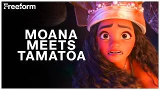 Thumbnail: Moana Meets Tamatoa the Shiny Crab | Moana | Freeform