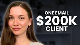 Thumbnail: The Cold Email Strategy for High-Ticket Freelancing Retainers