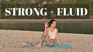 Thumbnail: 45 Min Fluid Strength Yoga Flow | Strong Core, Shoulders & Inner Thighs