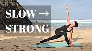 Thumbnail: 45 Min Intermediate Yoga Flow | Slow Build to Strong Core & Arm Balances