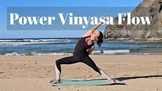 Thumbnail: Power Vinyasa Yoga Flow | Build Strong Legs, Stable Shoulders & Total Body Strength