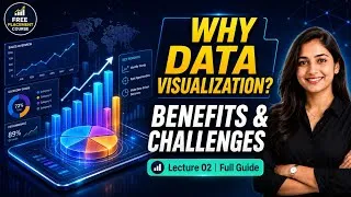Thumbnail: Data Visualization Explained: Benefits, Challenges & Real-World Use Cases (Lecture 2)