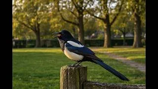 Thumbnail: Magpie Call Sound Effect | Realistic Magpie Bird Call