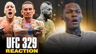 Thumbnail: CONOR INJURY 😱 | Israel Adesanya Reacts to CRAZY UFC 329 Fights