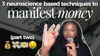 Thumbnail: 3 Neuroscience based techniques to MANIFEST MONEY💰