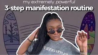 Thumbnail: thoughts are portals: my powerful manifestation routine 