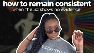 Thumbnail: 4 tips to staying consistent when manifesting 