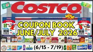 Thumbnail: 🚨JUNE/JULY Costco Coupon Book Preview (6/15-7/19)🔥Bounty, Lysol, Poppi, Nescafe, Tyson, ICE!!!