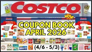 Thumbnail: 🚨APRIL 2026 Costco Coupon Book Preview (4/6-5/3)🔥Lysol, Qtip, Huggies, Kerrygold, Tyson, Raos!