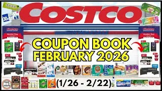 Thumbnail: 🚨 FEBRUARY  2026 Costco Coupon Book Preview (1/26-2/22)🔥Lysol, Bounty, Orgain, Oikos, Alanu NU!
