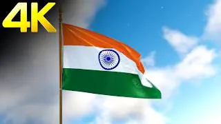 Thumbnail: 4k Har Ghar Tiranga | 79th Independence Day Special Indian Flag Waving 4k Ultra HD Background Video
