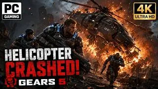 Thumbnail: HELICOPTER CRASHED! 😱 | Gears 5 Gameplay | 4K Ultra HD