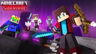 Thumbnail: Finally, We Defeated the Ender Dragon in Minecraft Survival... [Ep.10]