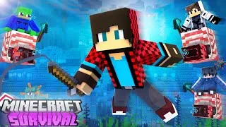 Thumbnail: Finally, We Explored the Ocean Monument in Minecraft Survival [Ep.9]