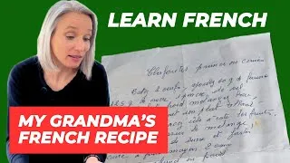 Thumbnail: A classic French recipe from my grandma (French comprehension practice)