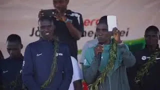 Thumbnail: Eliud Kipchoge Visit to Joshua Cheptegei Development foundation for the Children's Xmas Run 2024