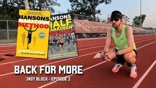 Thumbnail: Why I’m Using The Hanson's Marathon Method AGAIN - Indy Marathon Vlog Week 2