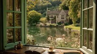 Thumbnail: dreamy cottage morning vibes 🌿 a soft playlist to romanticize your mornings (calm/relax piano)