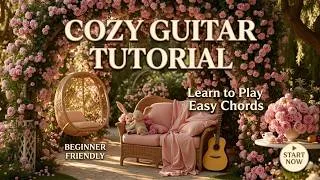 Thumbnail: Acoustic guitar tutorial for beginners | Garden fingerstyle guitar lesson & chord practice