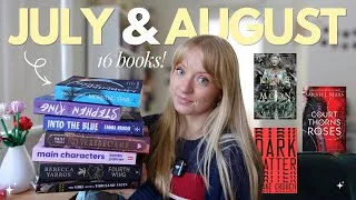 Thumbnail: Let's talk about the 16 books I read in July and August!