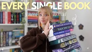 Thumbnail: Going through every book on my physical TBR! *updated*