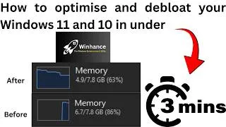 Thumbnail: How to debloat and optimise Windows 11 and 10
