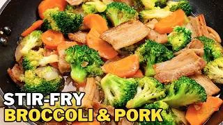 Thumbnail: Super Quick Stir Fry Broccoli and Pork Strips Recipe