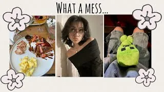 Thumbnail: march vlog: brunch + minecraft movie n more!
