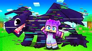 Thumbnail: Adopted by a GLITCH DRAGON in Minecraft!