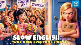Thumbnail: Why Was Madison So Jealous? What Secret Did She Know? | Slow English Listening Story (A2 Level)