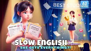 Thumbnail: She Got Another Award ...Why Is It Always Her? | Slow English Listening Story (A2 Level)