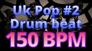 Thumbnail: 150 BPM - Uk Pop #2 - Beatles - Rolling Stones - Police -  4/4 #DrumBeat - #DrumTrack -🥁🎸🎹🤘