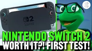 Thumbnail: NINTENDO SWITCH 2 TESTED! Mario Kart World, Metroid 4 & Donkey Kong Banza REVEALED | Frog Frank!