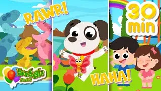 Thumbnail: Childrens nursery rhymes & kids song favourites -Old Macdonald, Five little ducks, wheels on the bus