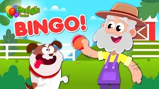 Thumbnail: Bingo - Kids nursery rhyme - children's song favourite - Old farmer and his dog Bingo -Fun learning
