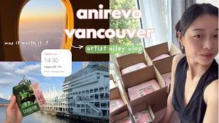 Thumbnail: AniRevo Vancouver Artist Alley Vlog 🍥⭐️ SLOW days, shop update & exploring the city