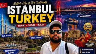 Thumbnail: From Blue Mosque to Bosphorus ⛴️| Istanbul Vlog 🇹🇷✨ #shorts #istanbul #hagiashopia #bosphoruscruise 