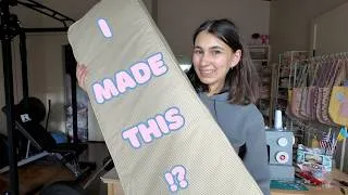 Thumbnail: My first attempt at making cushion covers 😅