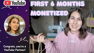 Thumbnail: How much I made in the first 6 months of being monetized on YouTube (2.2k subs)