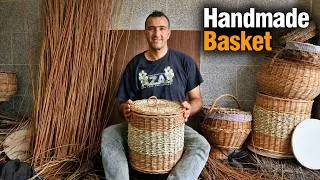 Thumbnail: Traditional Willow & Reed Basket Making | Full Process