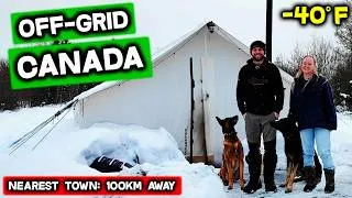 Thumbnail: They Live Off The Grid In A Tent Deep In Canada's Wilderness