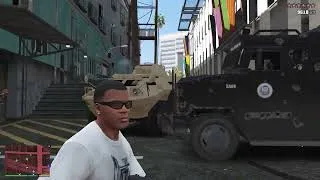 Thumbnail: GTA V: Franklin, Lamar, Stretch 10 Star Ambush Ballas Gone Wrong + Escape