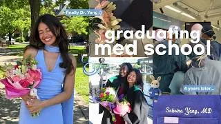 Thumbnail: I GRADUATED MED SCHOOL 🎓🩺 | becoming a doctor, graduation ceremony, & a new chapter