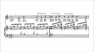 Thumbnail: Déodat de Séverac - "Temps de neige" for voice and piano (1903) from "Douze mélodies" [Score]