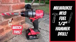 Thumbnail: Milwaukee M18 FUEL 1/2" Hammer Drill/Driver!