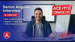 Thumbnail: Top 20 Senior Angular 17 Interview: Real Questions & Expert Answers (Code Examples!)